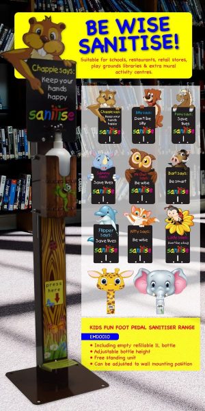 Hand Sanitizer Foot Dispenser - Kiddies