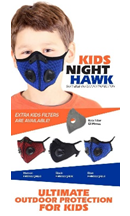 Night Hawk Face Mask (Kiddies)